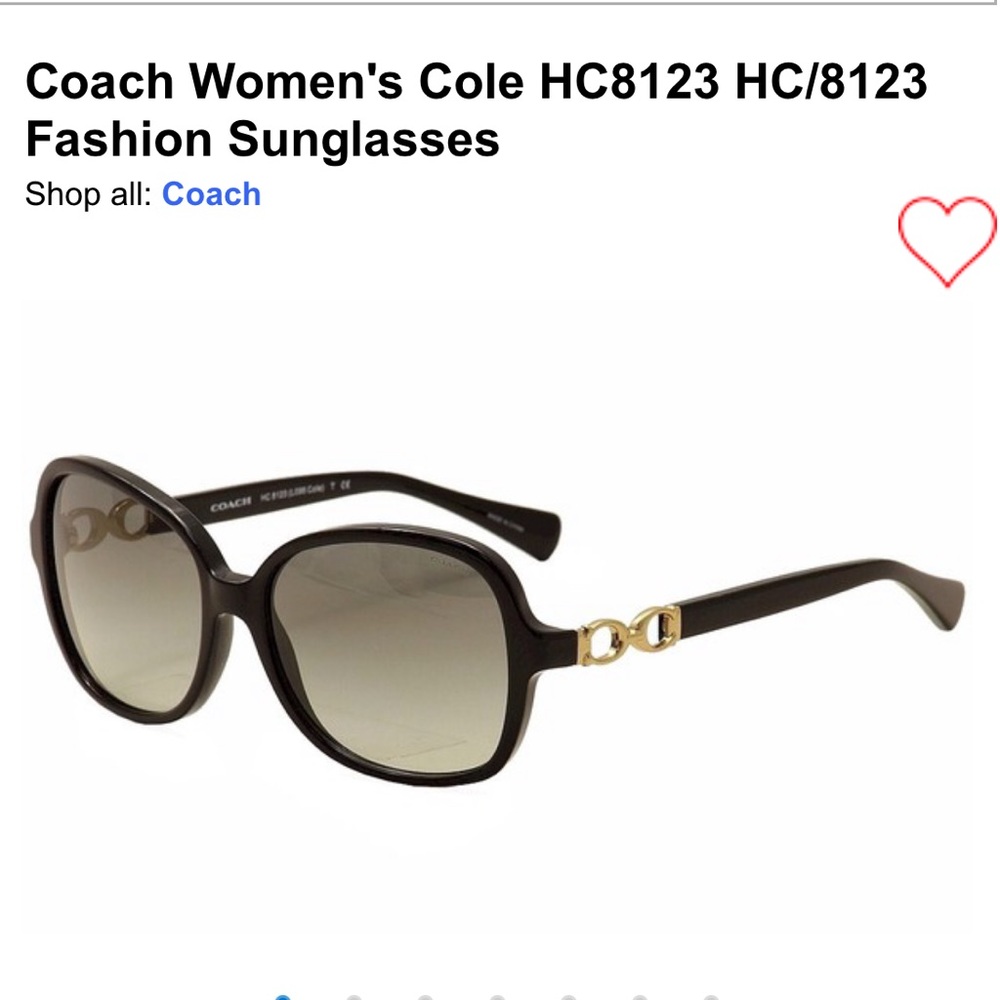 Authentic Coach sunglasses
